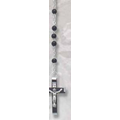 Black Wood Bead Communion Rosary